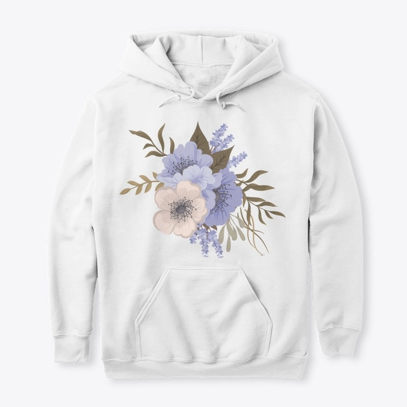 Realistic Blue Flower Design