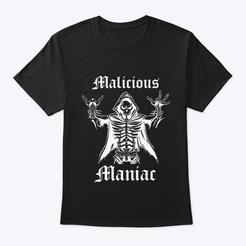 Black Tee Black T-Shirt Front