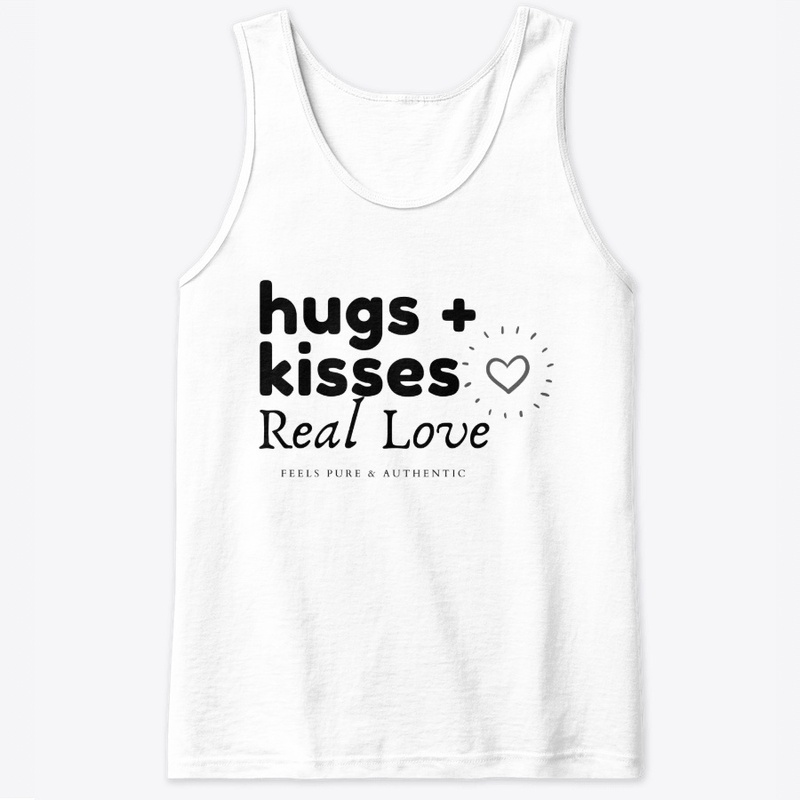 Hug and kisses - real love