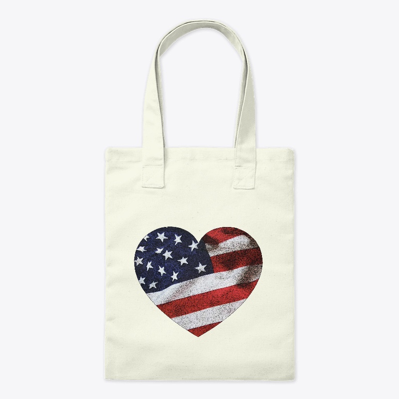American Flag Heart