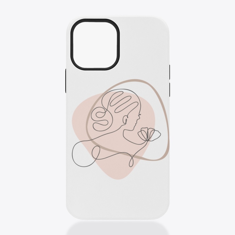 Minimal, Abstract Lady Line