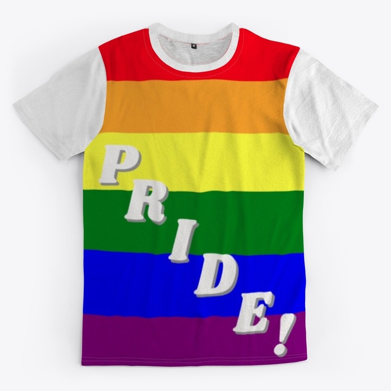 PRIDE! Flag All-Over Print T-shirt