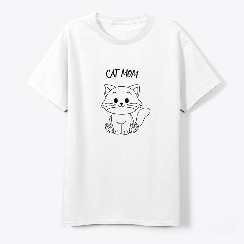 CAT MOM - Cute Kitten Tee - FC2