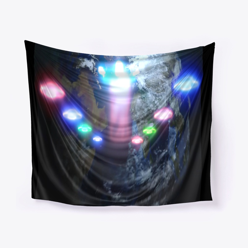 return of Jesus Christ with UFOs