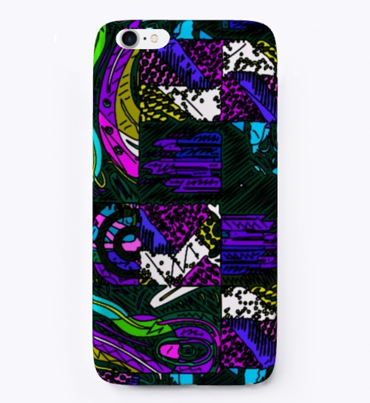 Multicolor Geometric Abstract Pattern