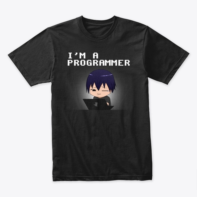 Teary eyed Chibi Programmer(Dark)