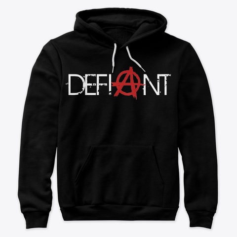 Defiant Definition Hoodie Black T-Shirt Front