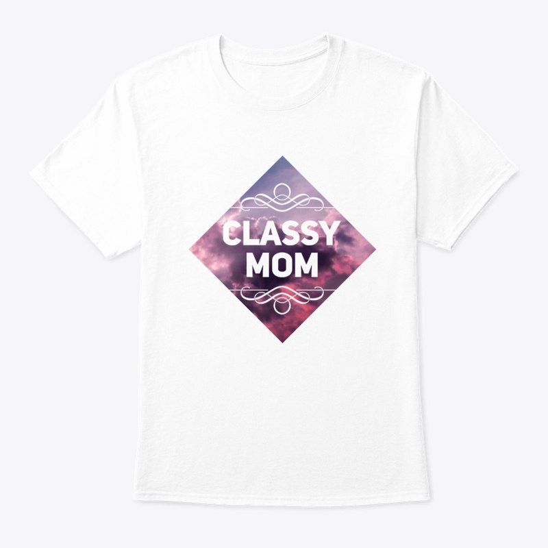 Classy Mom with Sky Background