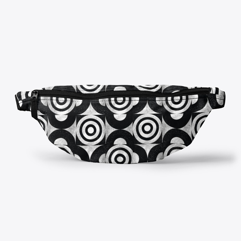 Black and white circle mask
