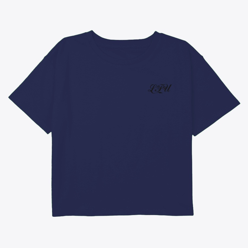 LFU women Relaxed Crop T-shirt