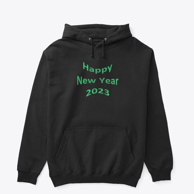 Happy new year 2023 in green