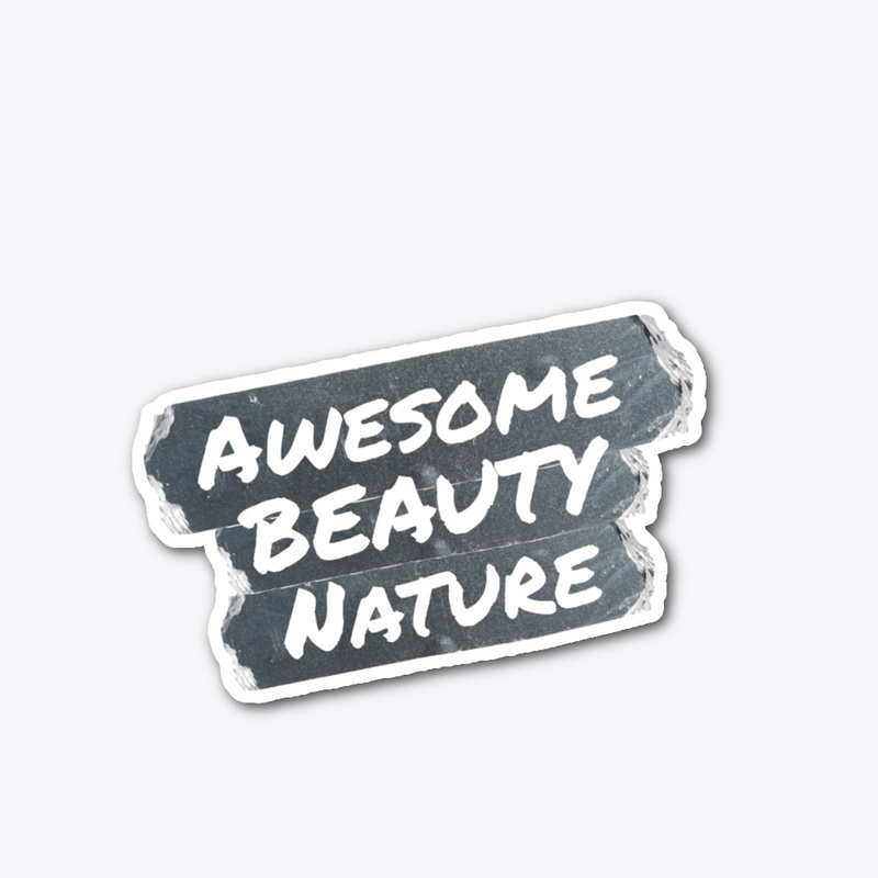 T SHIRT AWSOME BEAUTY NATURE