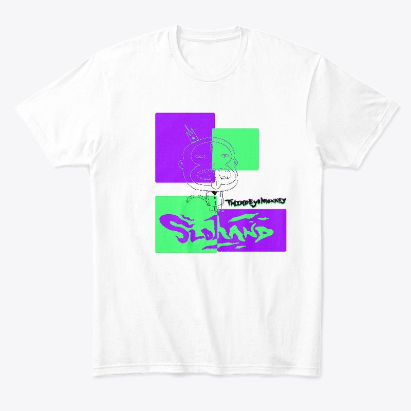 Third Eye Monkey (purple and green)