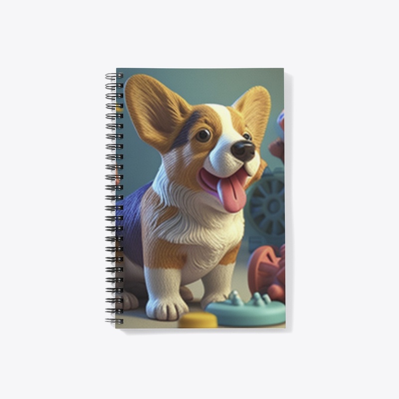 Toy dog with toys