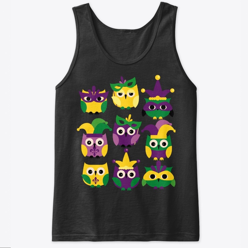 Mardi Gras Gift For Owl Lover