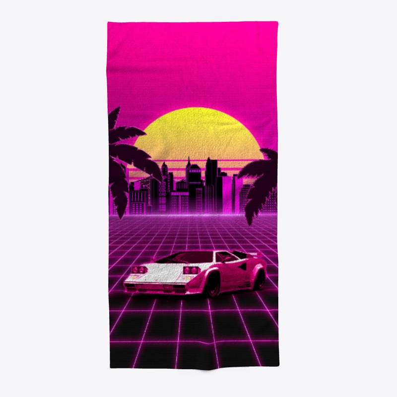 Retro sunset