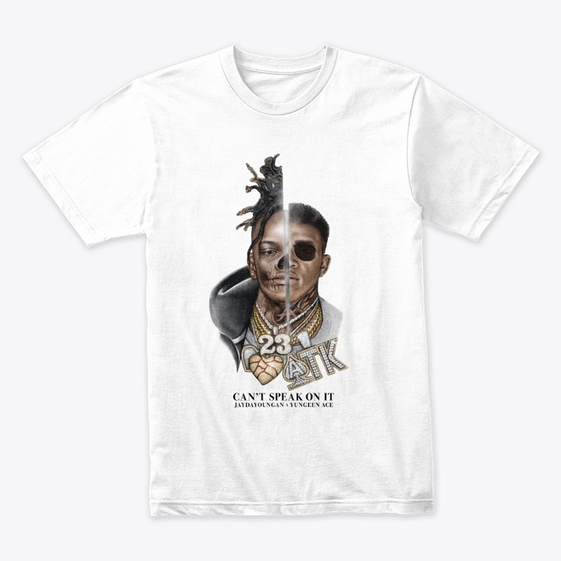 Can't Speak On It White Tee
