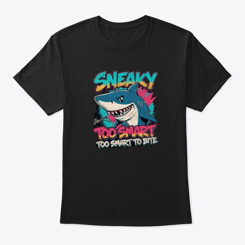 Sneaky Shark T-Shirt | Too Smart To Bite