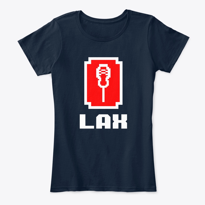 Pixel Lacrosse Red