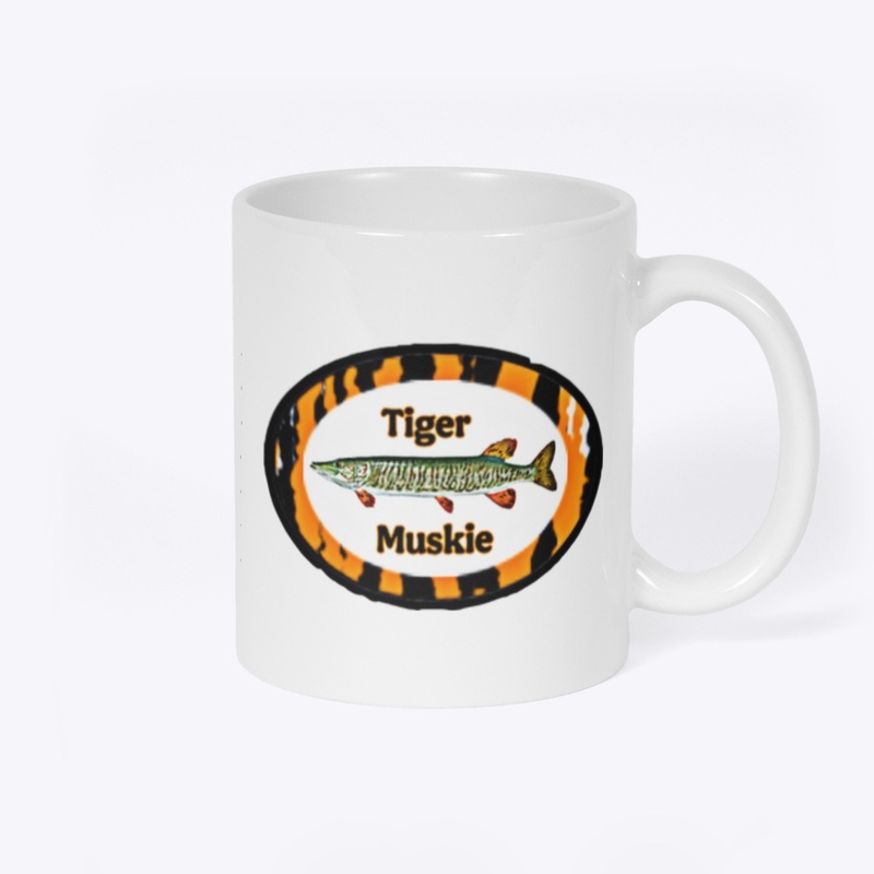 Tiger Muskie coffee cup