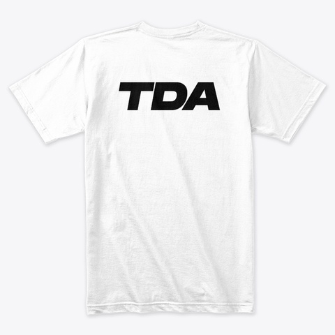 Tda   Classic T  White T-Shirt Back