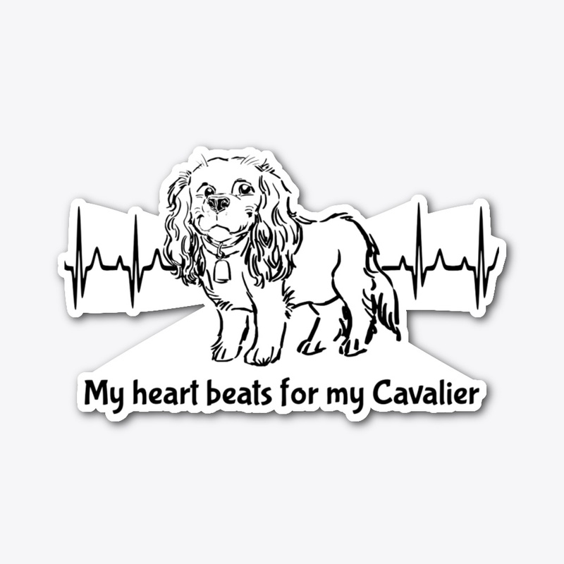 My heart beats for my Cavalier (black)