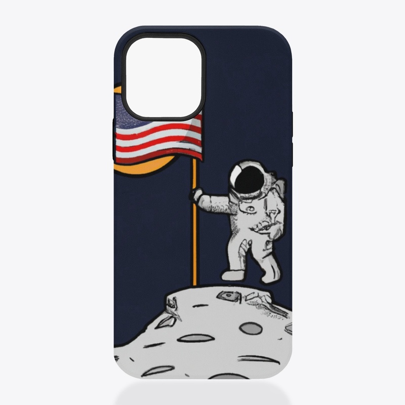 Astronaut with US Flag