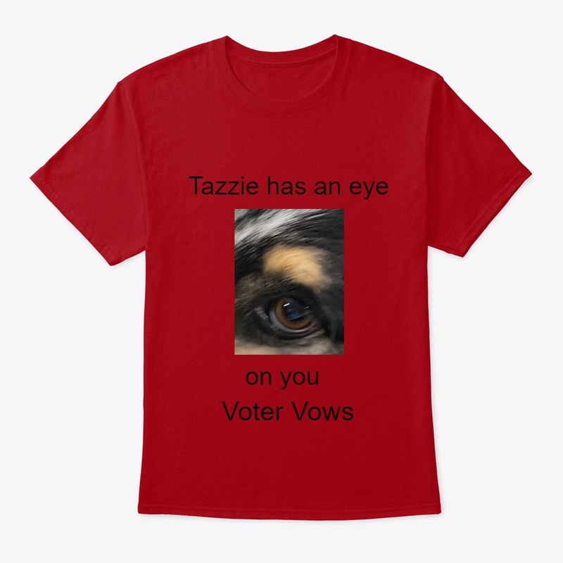 Tazzie has an eye on you