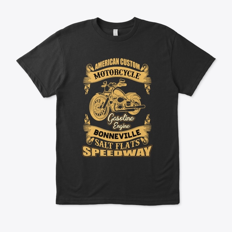 American Custom Motorcycle T Shirt 