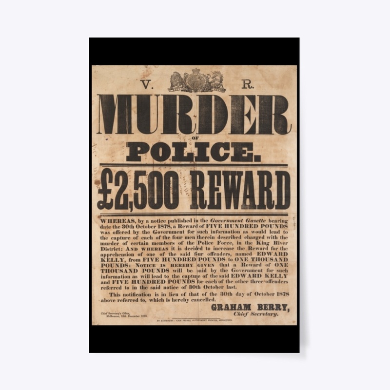 Ned Kelly Wanted Poster
