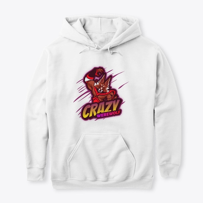 cartoon logo design: crazy werewolf