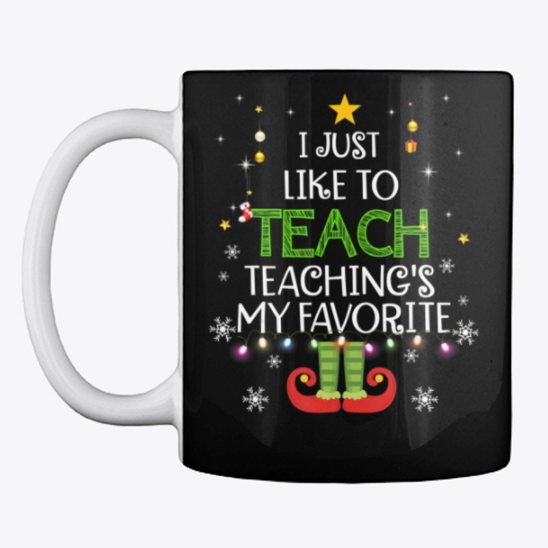 Teacher Elf Christmas shirt
