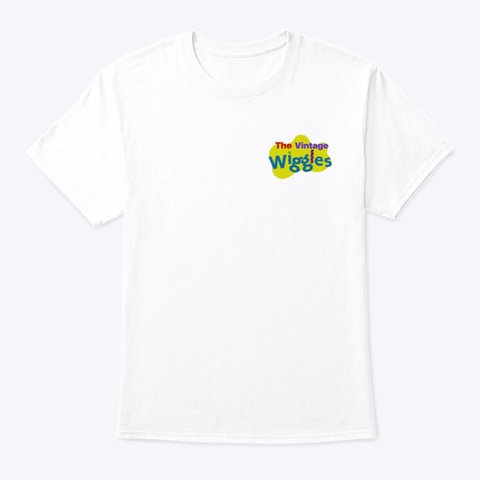 The Vintage Wiggles White T-Shirt Front