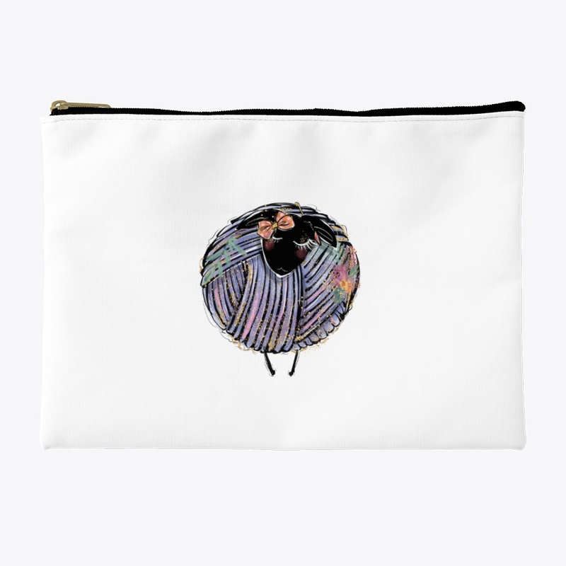 Yarn sheep accessories - purpleish