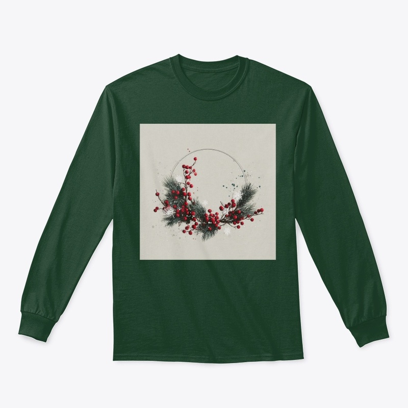 Pine Wreath Christmas Holiday Berries