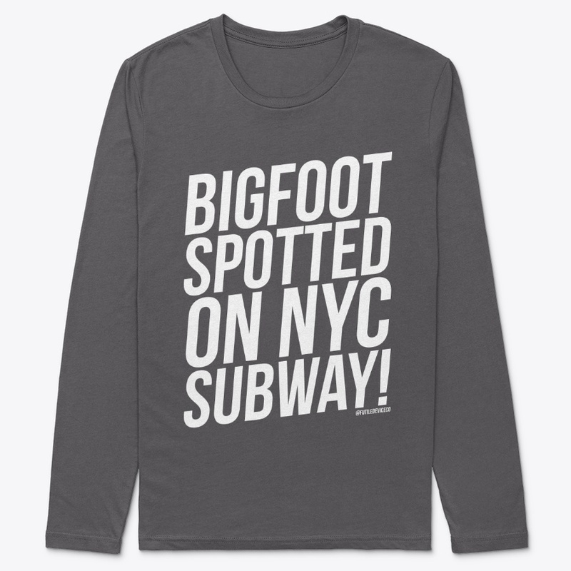 BIGFOOT SPOTTED ON NYC SUBWAY!