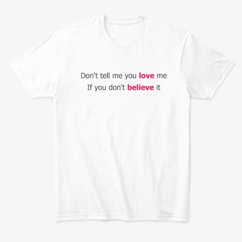 Don't tell me you love me (BRIGHT TONE)