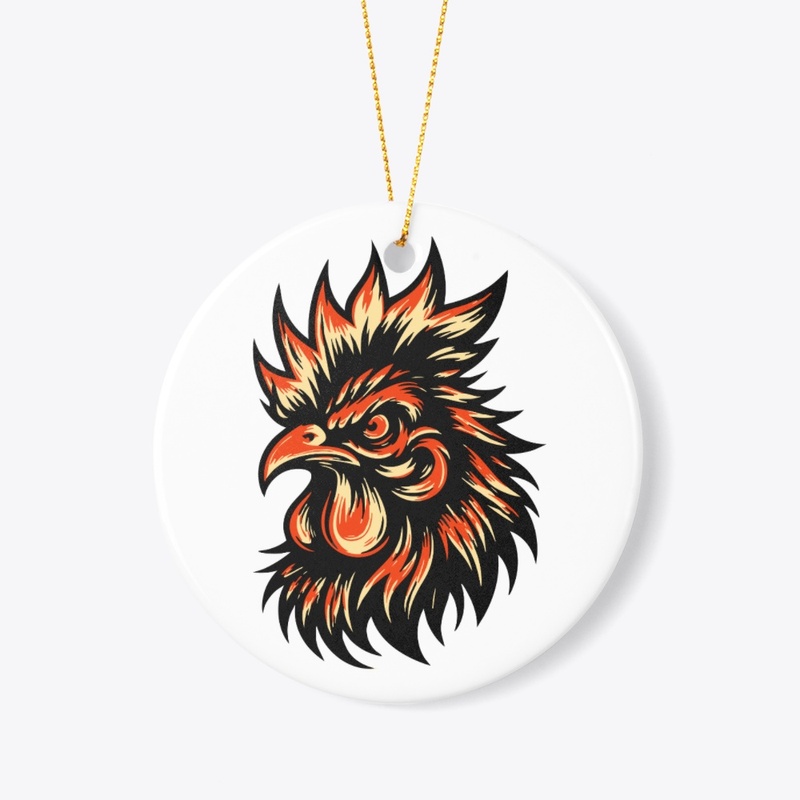Majestic Angry Chicken Graphic 