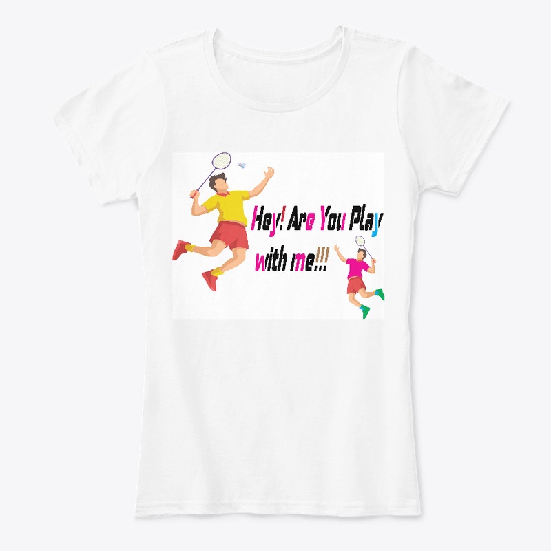 Badminton Player T-shirt