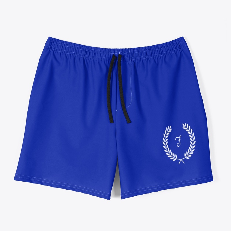 festive swim shorts