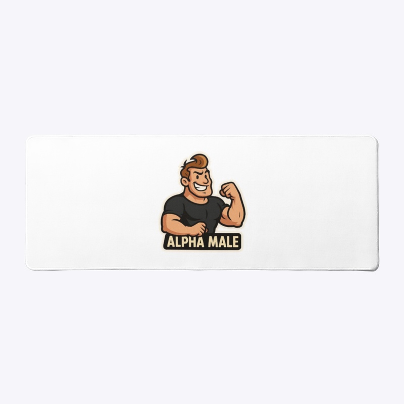 Alpha Male Wolf Power Sticker