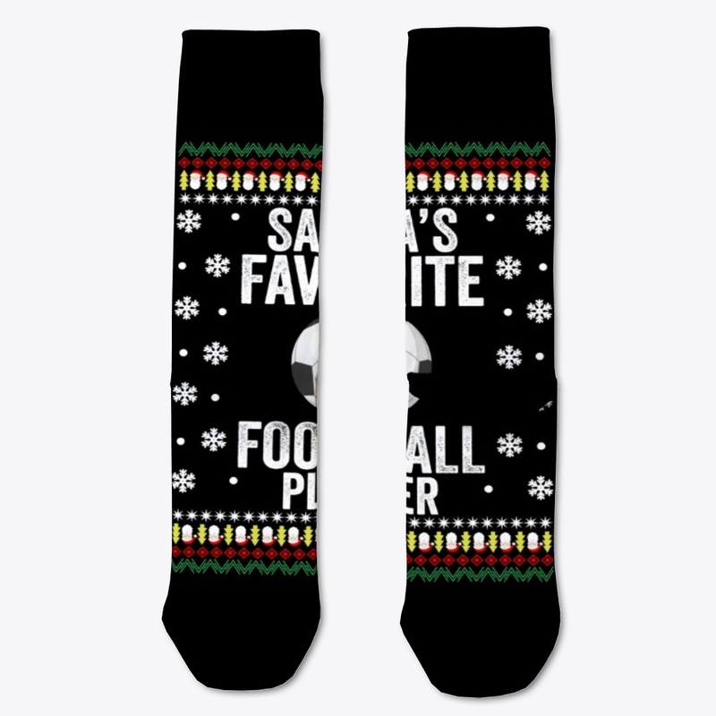 Santa's Favorite Football Player T-Shirt