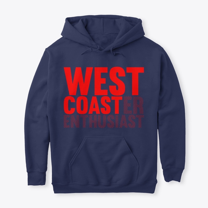 West Coaster Enthusiast - Red Print