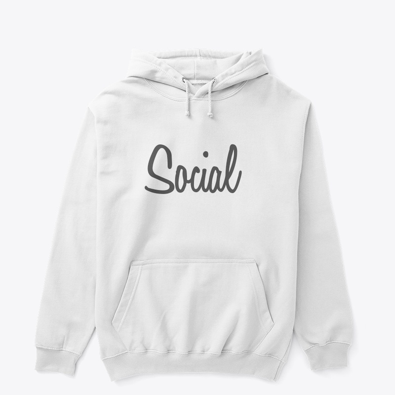'Social' t-shirt and hoddie customised 