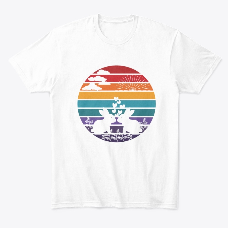Retro vintage sunset design