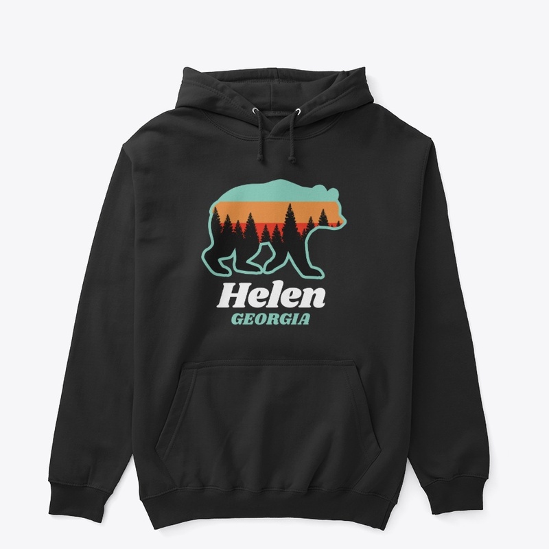 Helen Georgia Bear Hiking Camping Retro 
