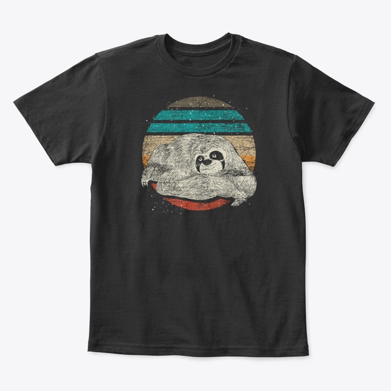 Retro Lazy Sloth