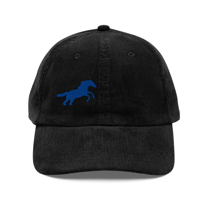 Equestrian Horse Silhouette Caps 