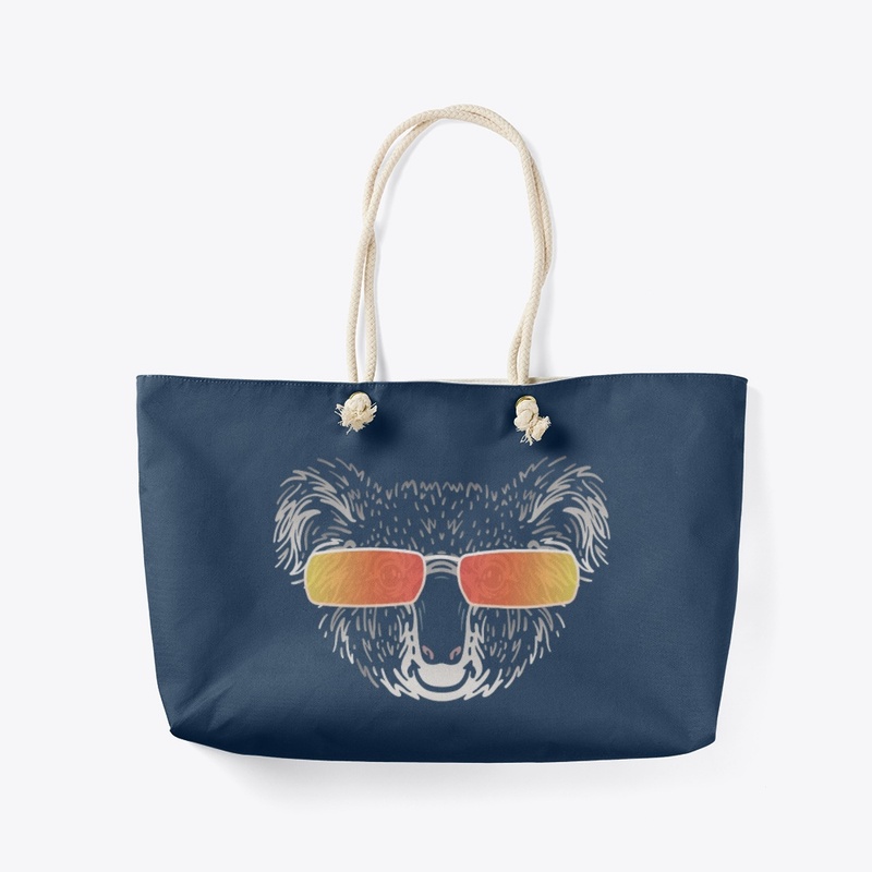 Cute Koala in Sunglasses (Colored+sg07)