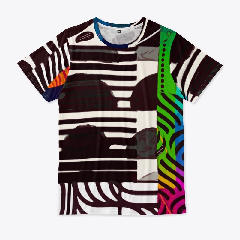 Black White Geometric Pattern 